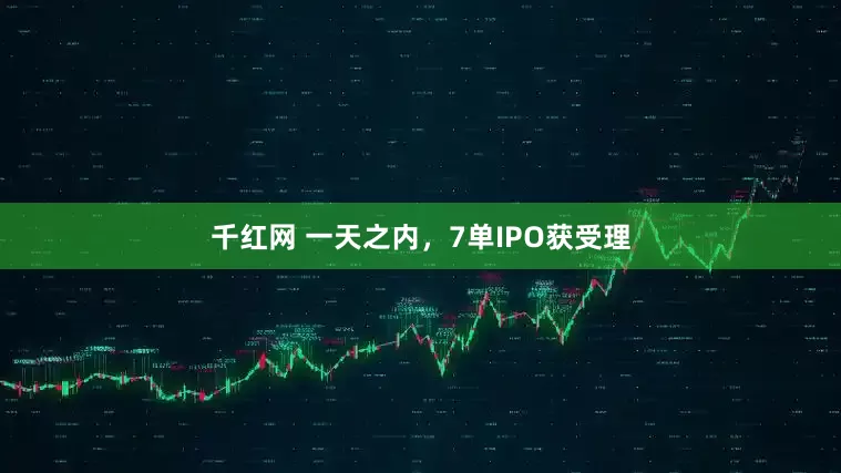 千红网 一天之内，7单IPO获受理